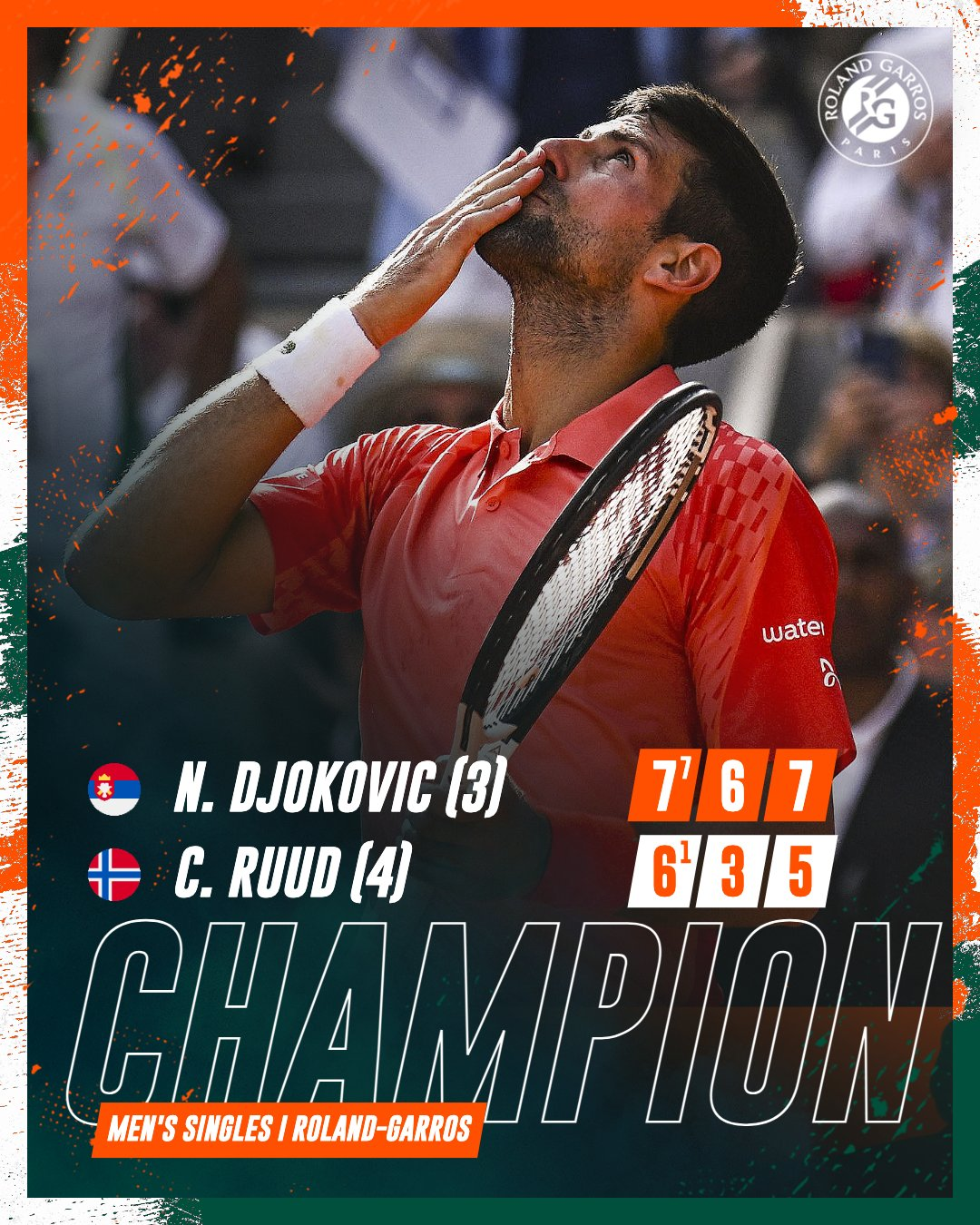 V&ocirc; địch Roland Garros 2023, Djokovic vượt Nadal lập 2 kỷ lục mới - Ảnh 5.