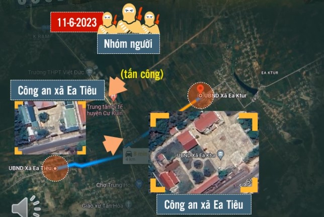 Diễn biến vụ dùng súng tấn công trụ sở UBND xã tại tỉnh Đắk Lắk