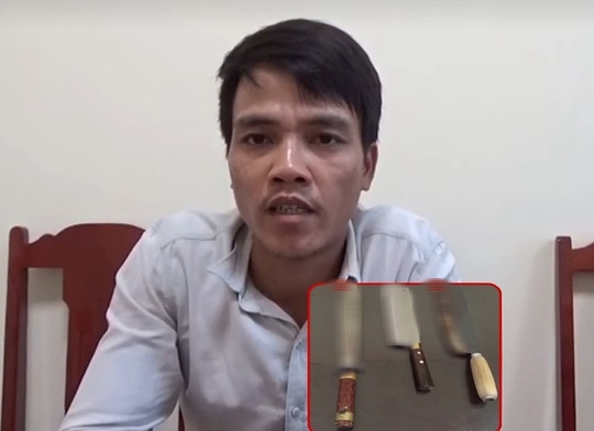 Nghe kích động vác dao tới nhà hàng xóm gây sự, bị ném dao trúng người