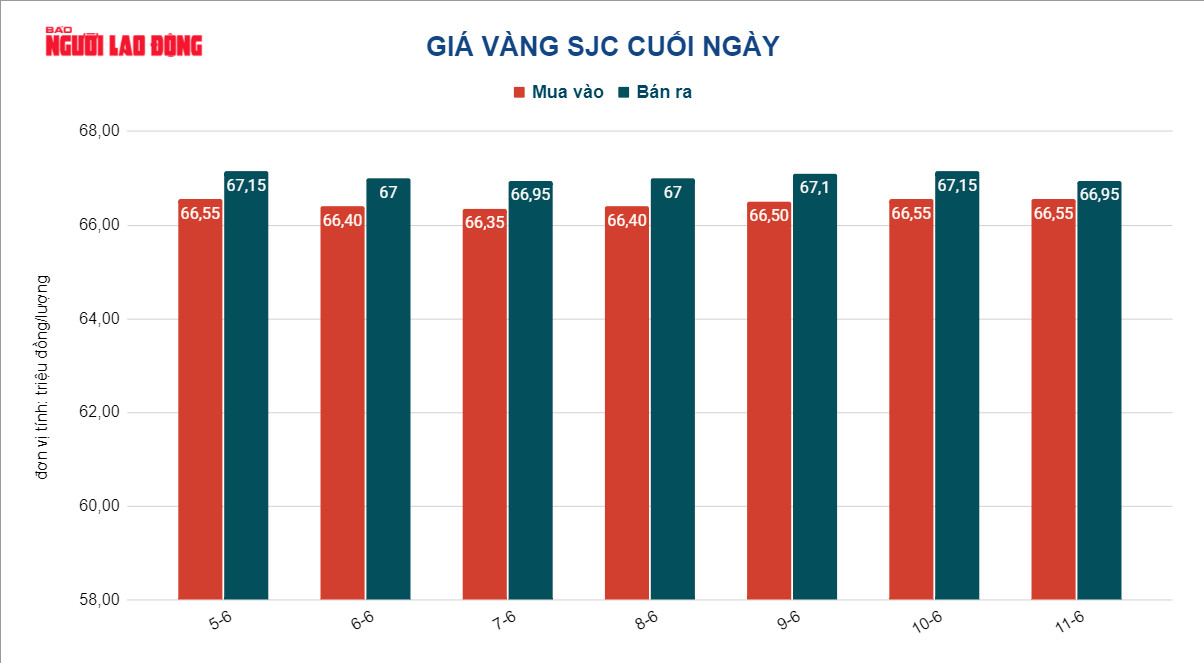 Gi&aacute; v&agrave;ng h&ocirc;m nay 12-6: Rớt gi&aacute; ngay khi vừa mở cửa - Ảnh 3.
