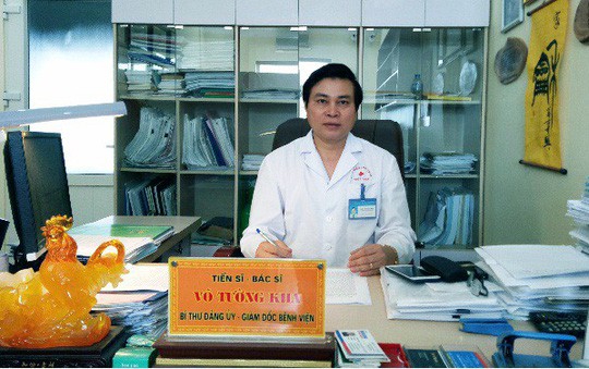 Gi&aacute;m đốc Bệnh viện Thể thao Việt Nam V&otilde; Tường Kha bị c&aacute;ch chức về đảng - Ảnh 1.
