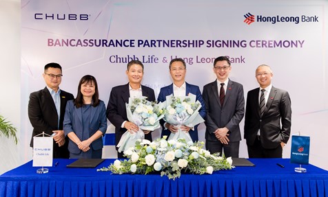 Chubb Life và ngân hàng Hong Leong hợp tác phân phối sản phẩm Bảo hiểm Nhân thọ tại Việt Nam