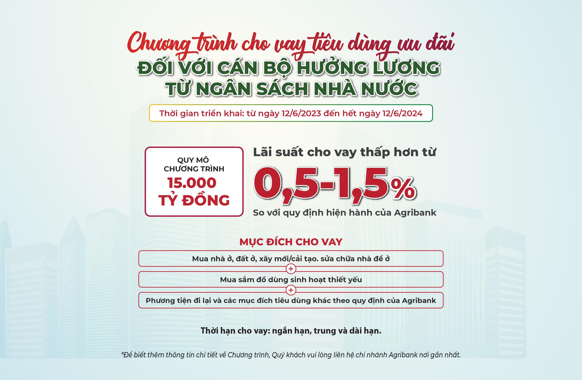 Agribank cho vay ưu đ&atilde;i người hưởng lương từ ng&acirc;n s&aacute;ch nh&agrave; nước - Ảnh 1.