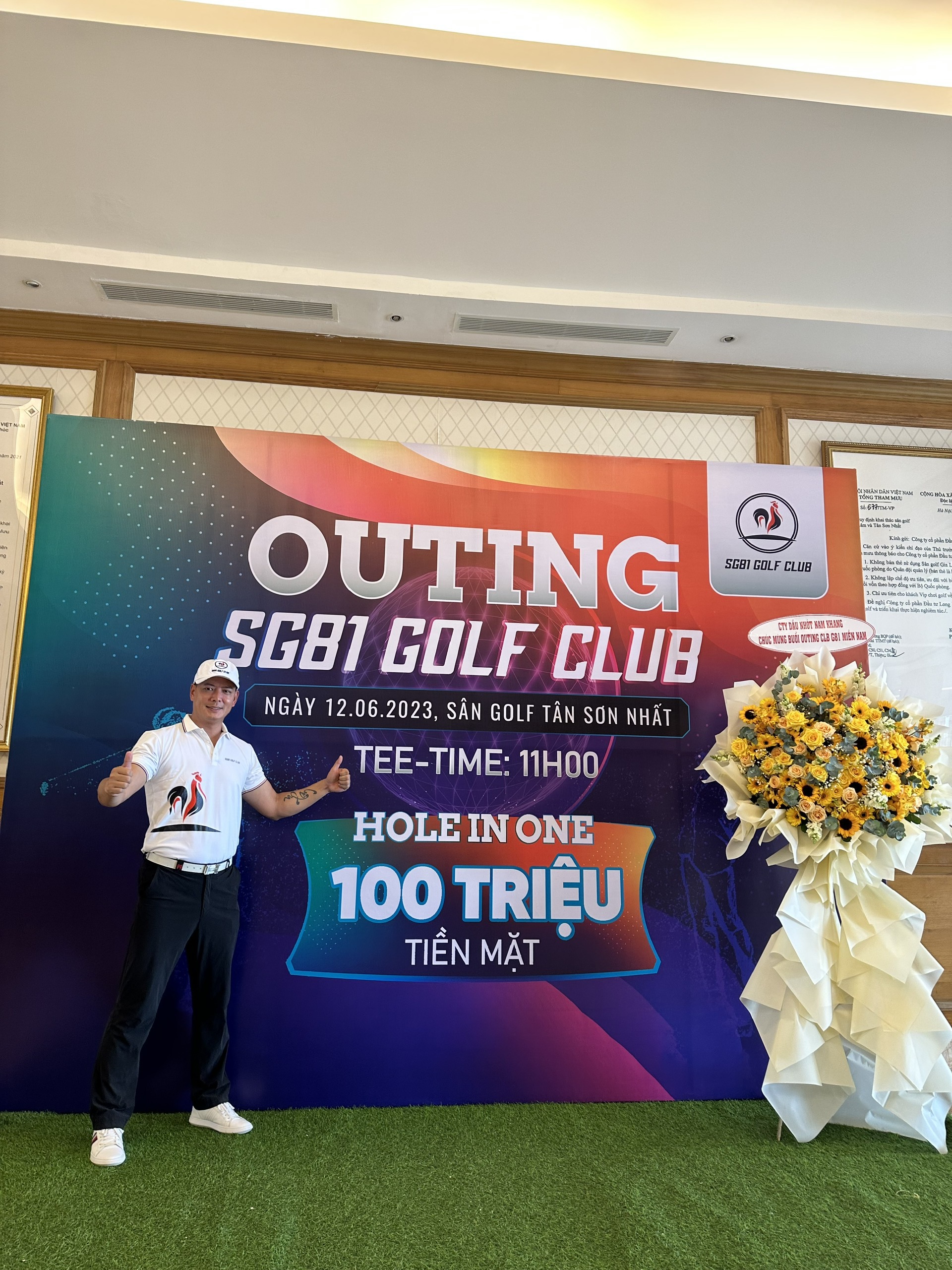 Diễn vi&ecirc;n B&igrave;nh Minh l&agrave;m Chủ tịch SG81 Golf Club - Ảnh 3.