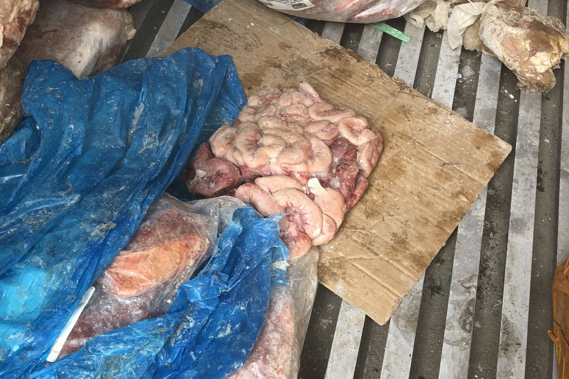 Công an tạm giữ khoảng 10 tấn nội tạng, thịt bò ở Thủ Đức