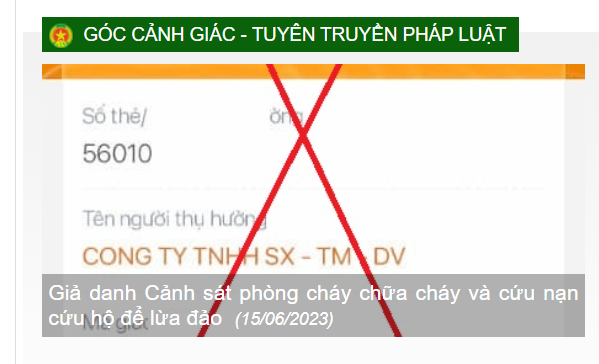C&ocirc;ng an ph&aacute;t cảnh b&aacute;o về thủ đoạn lừa đảo mới xuất hiện