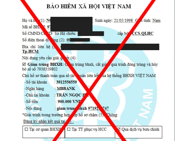 Lại xuất hiện hành vi lừa đảo làm dịch vụ BHXH ở TP HCM