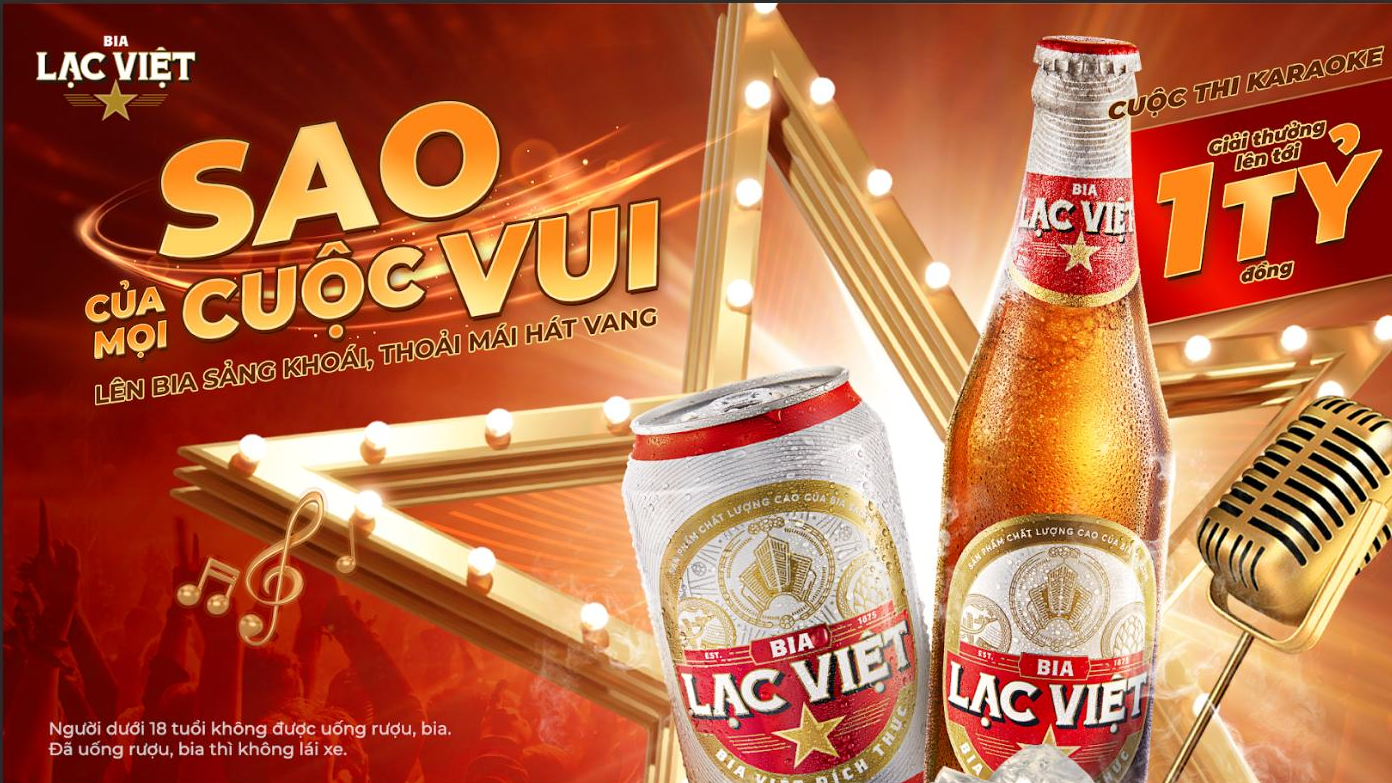 Cơ hội toả sáng cho những người yêu thích ca hát cùng thương hiệu Bia Lạc Việt