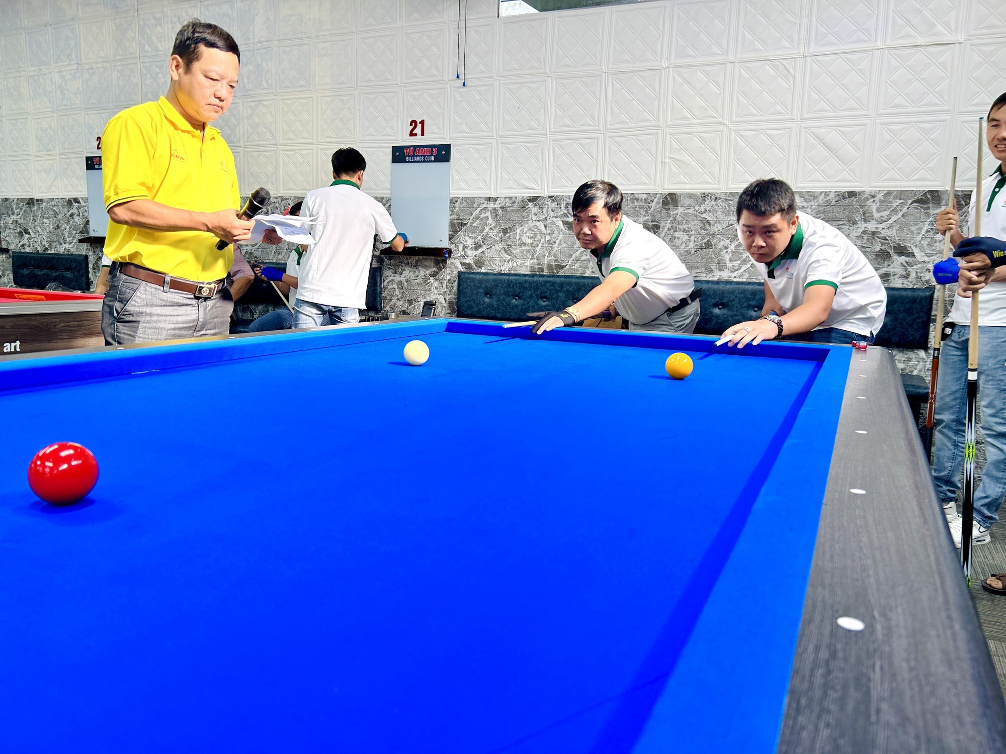 Hơn 100 cơ thủ tranh tài tại Giải Billiards Báo chí ĐBSCL lần thứ 15