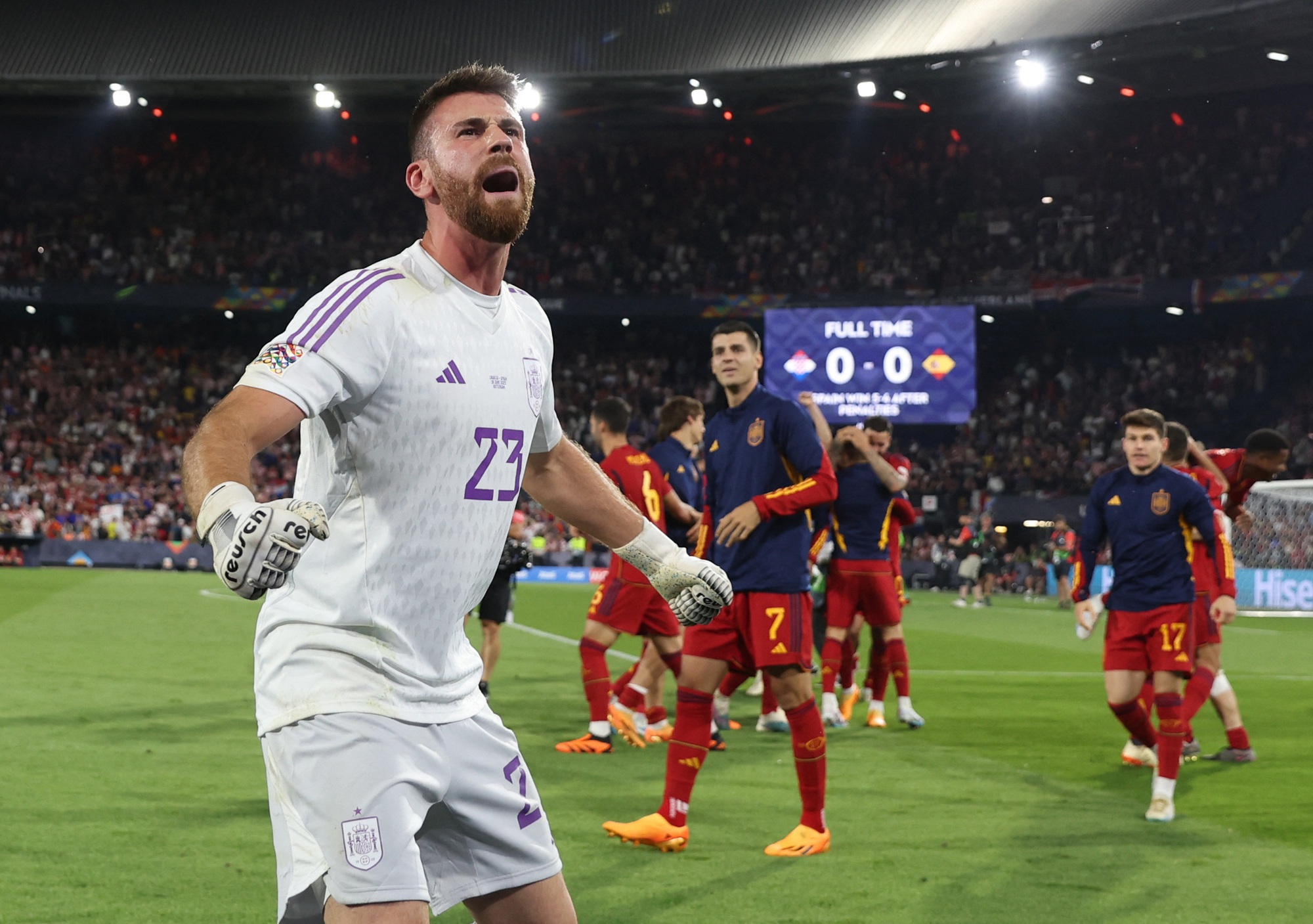 Hạ Croatia ở loạt 11 m, T&acirc;y Ban Nha v&ocirc; địch Nations League 2023 - Ảnh 9.