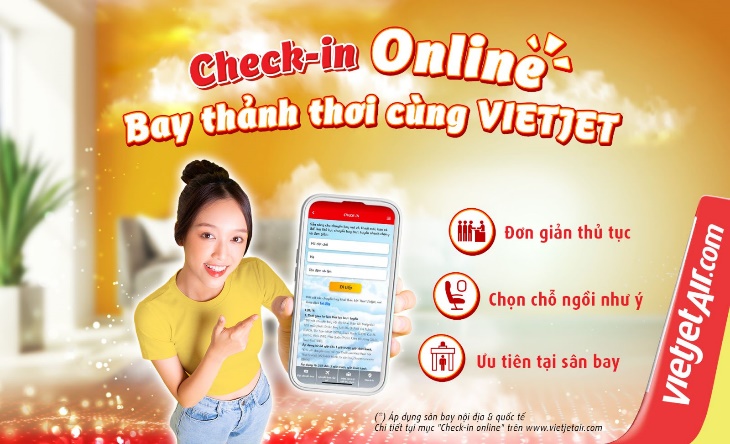 Trải nghiệm bay thời công nghệ cùng Vietjet
