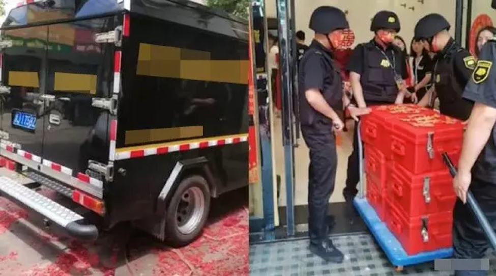Thu&ecirc; xe bọc th&eacute;p chở tiền, v&agrave;ng l&agrave;m s&iacute;nh lễ ở Trung Quốc - Ảnh 2.