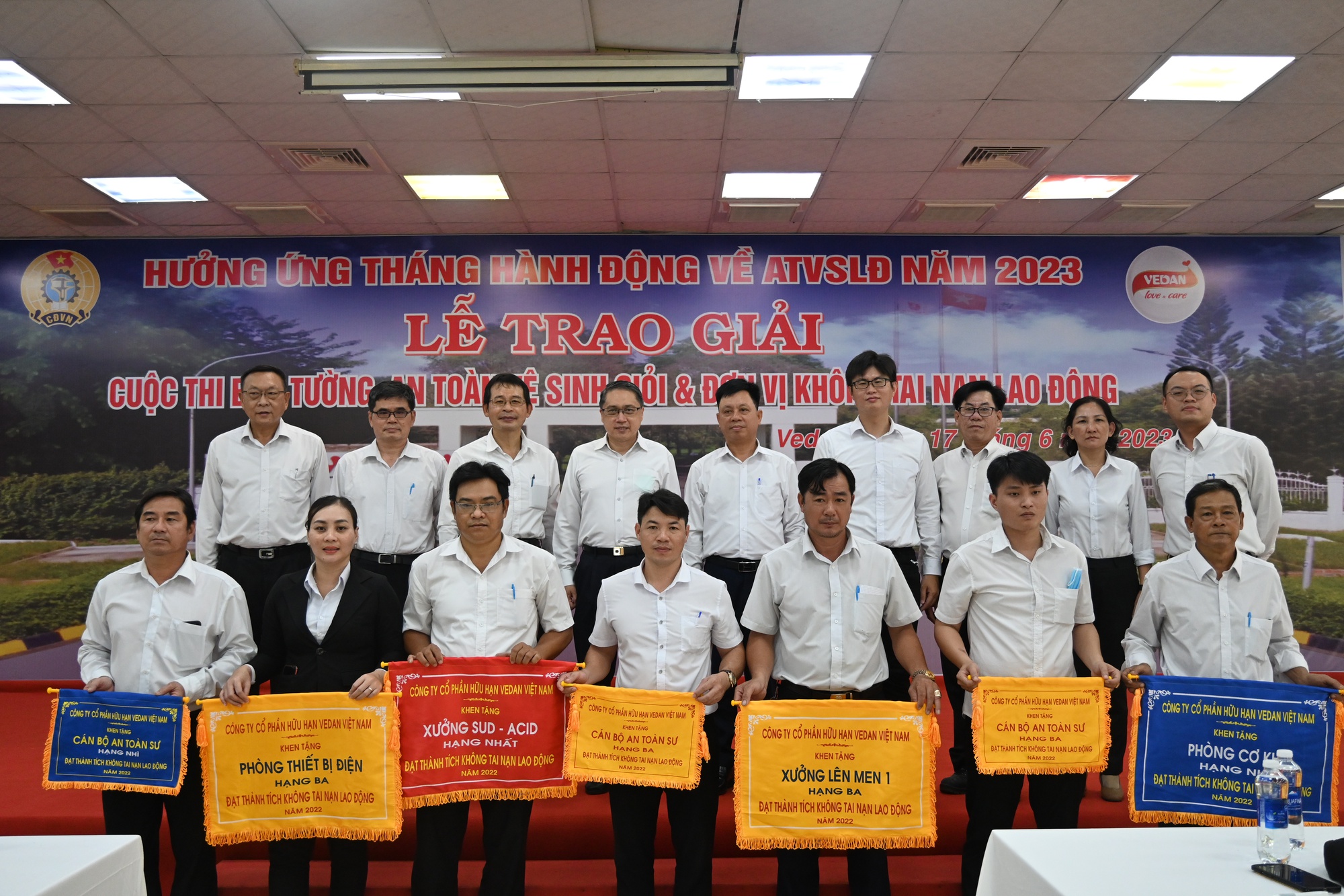 Vedan sôi nổi các hoạt động trong Tháng An toàn vệ sinh lao động năm 2023