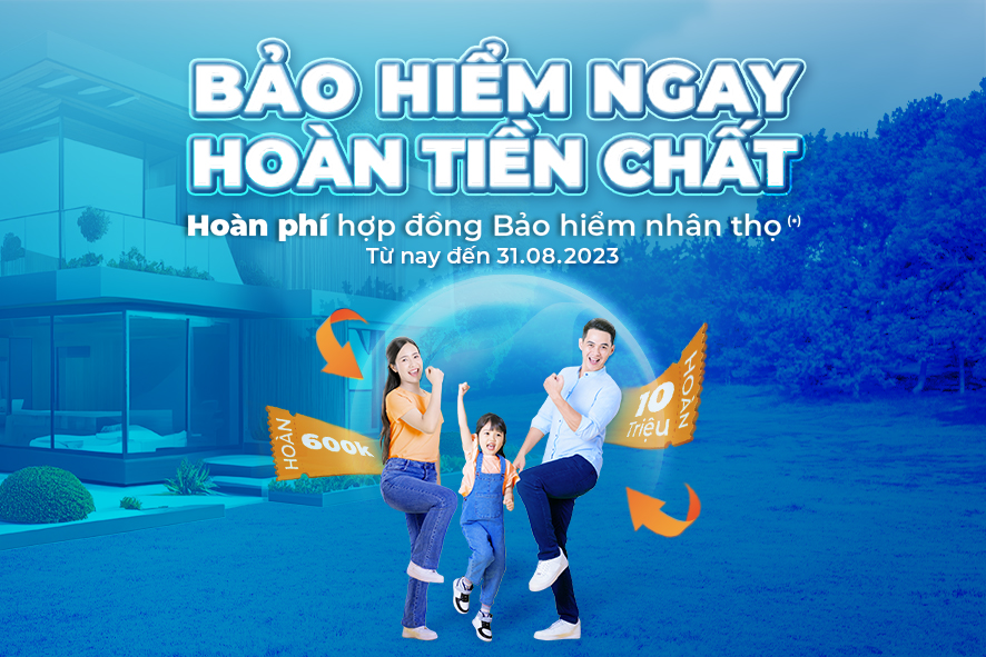 Sacombank ưu đãi hoàn tiền dành cho khách hàng tham gia bảo hiểm nhân thọ
