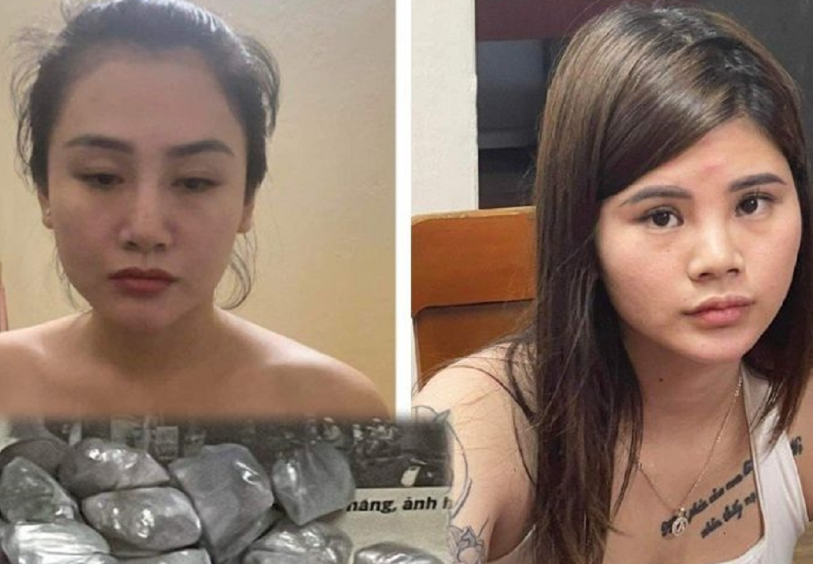 Hai cô gái trẻ ưa nhìn bị bắt quả tang bán ma túy