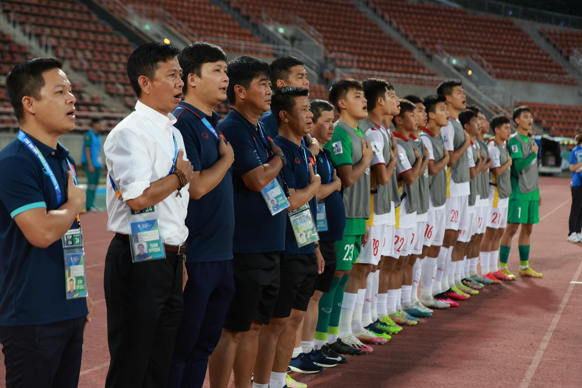 U17 Asian Cup 2023: U17 Việt Nam rời giải với 1 điểm, ch&oacute;t bảng - Ảnh 5.