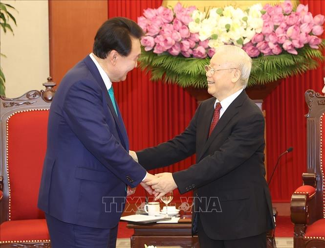 Tổng Bí thư: Quan hệ Việt-Hàn được thử thách qua thời gian, sẽ ngày càng tốt đẹp - Ảnh 5.