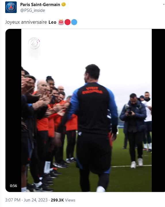 Messi đón sinh nhật, PSG gửi lời chúc mừng - Ảnh 2.