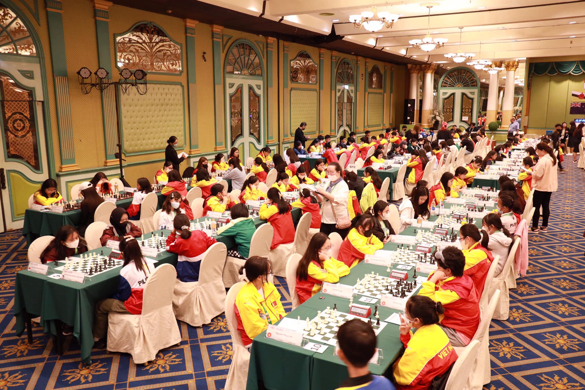 Cờ vua trẻ Việt Nam độc diễn kỳ đ&agrave;i Đ&ocirc;ng Nam &Aacute; 2023 - Ảnh 2.