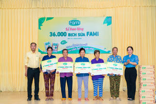Fami mang nguồn dinh dưỡng l&agrave;nh mạnh từ 100% đạm thực vật tặng b&agrave; con ĐBSCL - Ảnh 1.