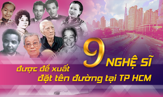 9 nghệ sĩ được đề xuất đặt tên đường: Bậc thầy sáng tạo