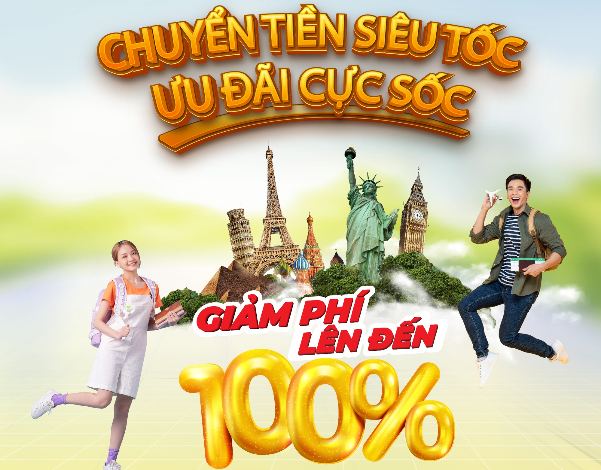 "Thứ Tư vui vẻ", miễn phí chuyển tiền quốc tế lên đến 100% tại HDBank