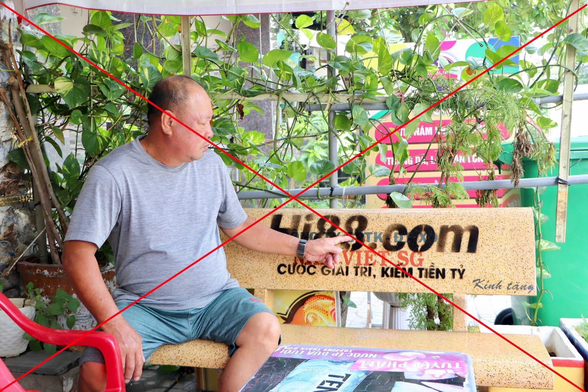 CLIP: Cá cược Hi88.com xuất hiện ở nhiều ghế đá