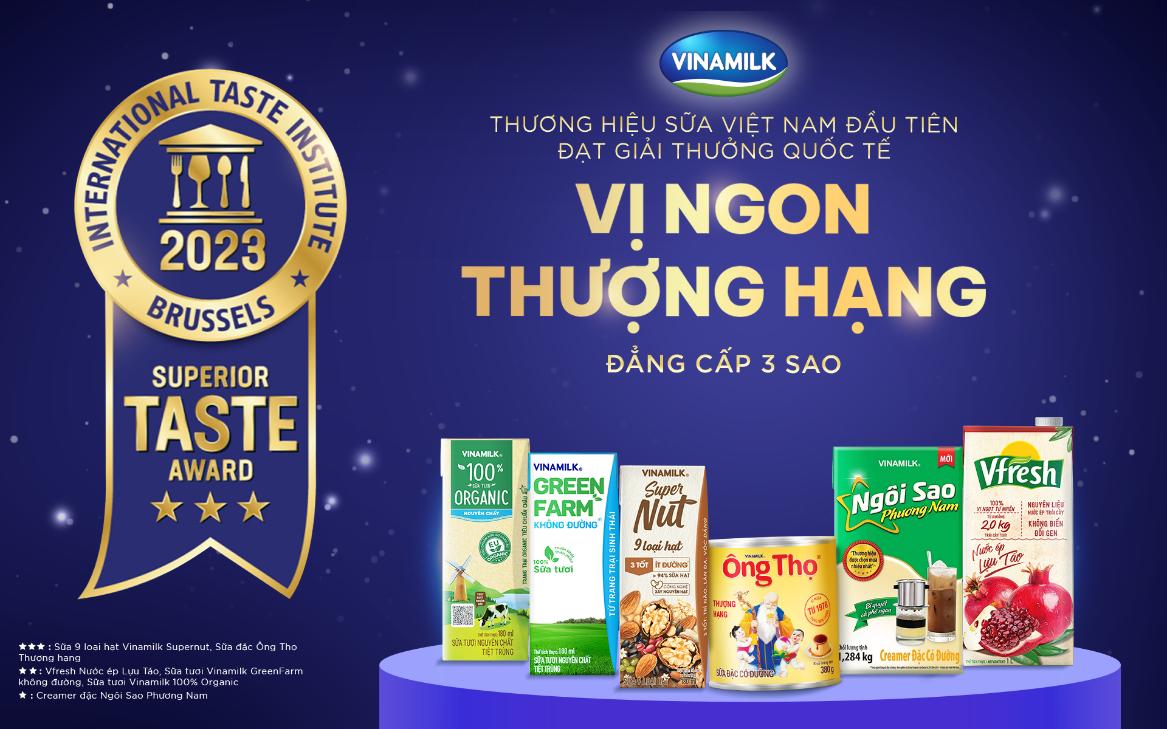 Kh&ocirc;ng chỉ c&oacute; sao từ Michelin, lần đầu ti&ecirc;n c&aacute;c sản phẩm sữa Việt Nam nhận được 3 sao cho vị ngon - Ảnh 6.