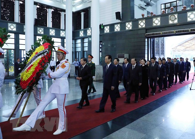 Lãnh đạo Đảng, Nhà nước viếng nguyên Phó Thủ tướng Vũ Khoan - Ảnh 7.