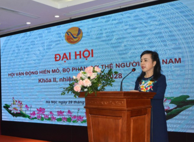 Bà Nguyễn Thị Kim Tiến tái đắc cử Chủ tịch Hội Vận động hiến mô, bộ phận cơ thể người