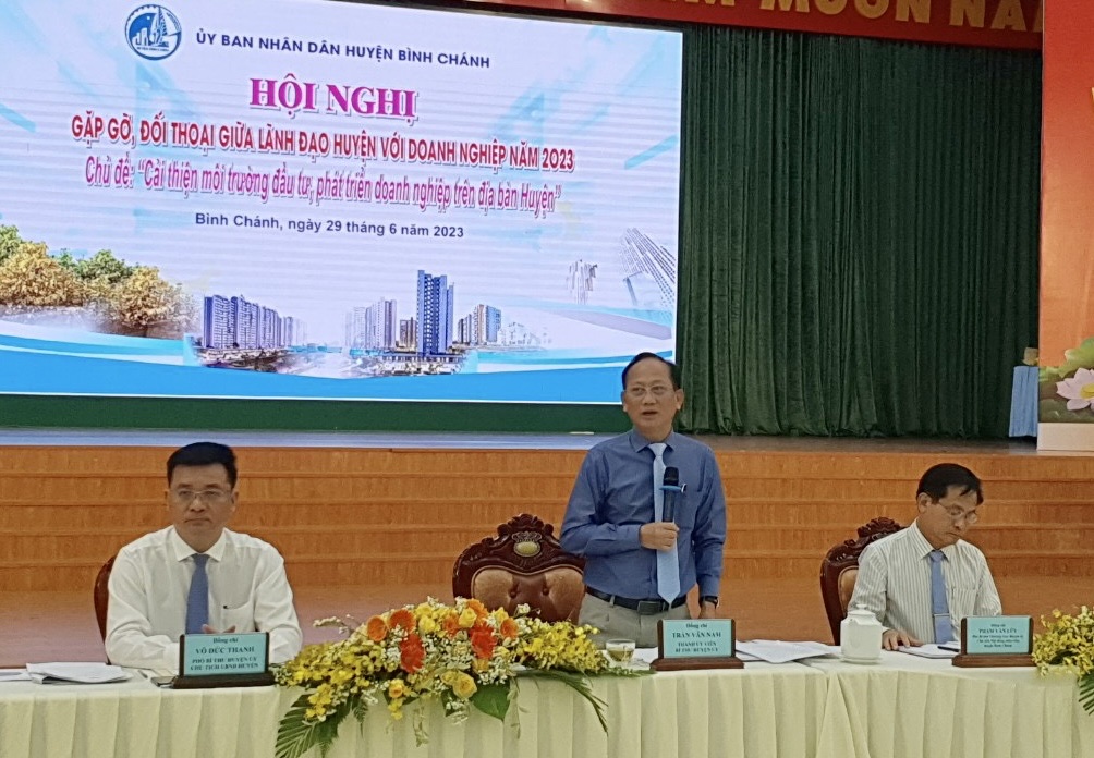 Huyện Bình Chánh tháo gỡ khó khăn cho doanh nghiệp