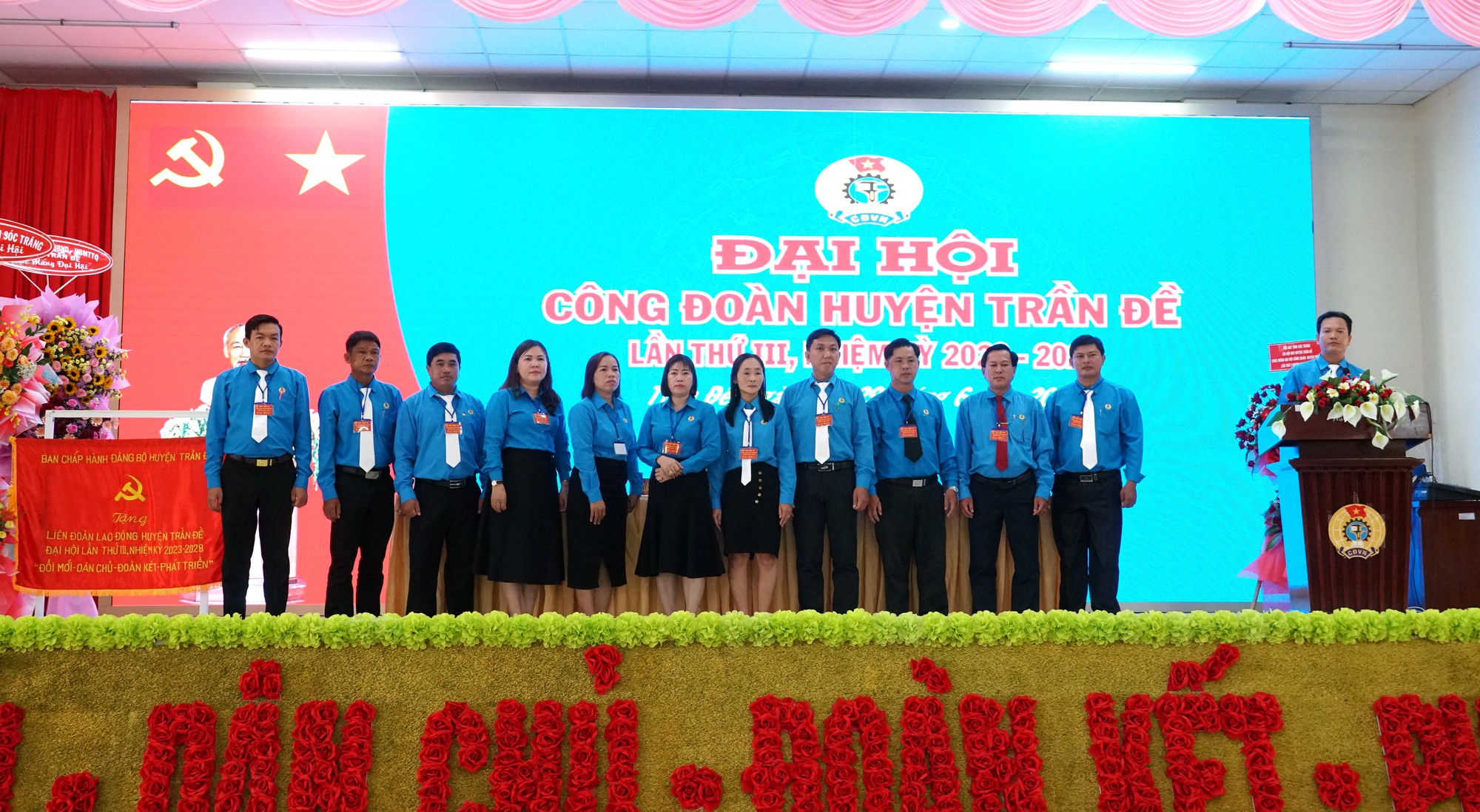 Ông Hoa Trần Thế đắc cử Chủ tịch LĐLĐ huyện Trần Đề, tỉnh Sóc Trăng