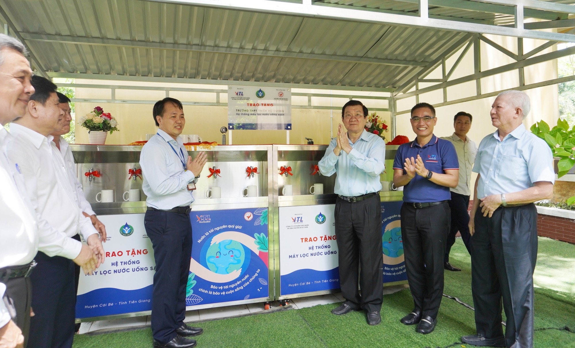 Tập đo&agrave;n ITL triển khai chương tr&igrave;nh Nước sạch học đường ở huyện C&aacute;i B&egrave; - Ảnh 1.
