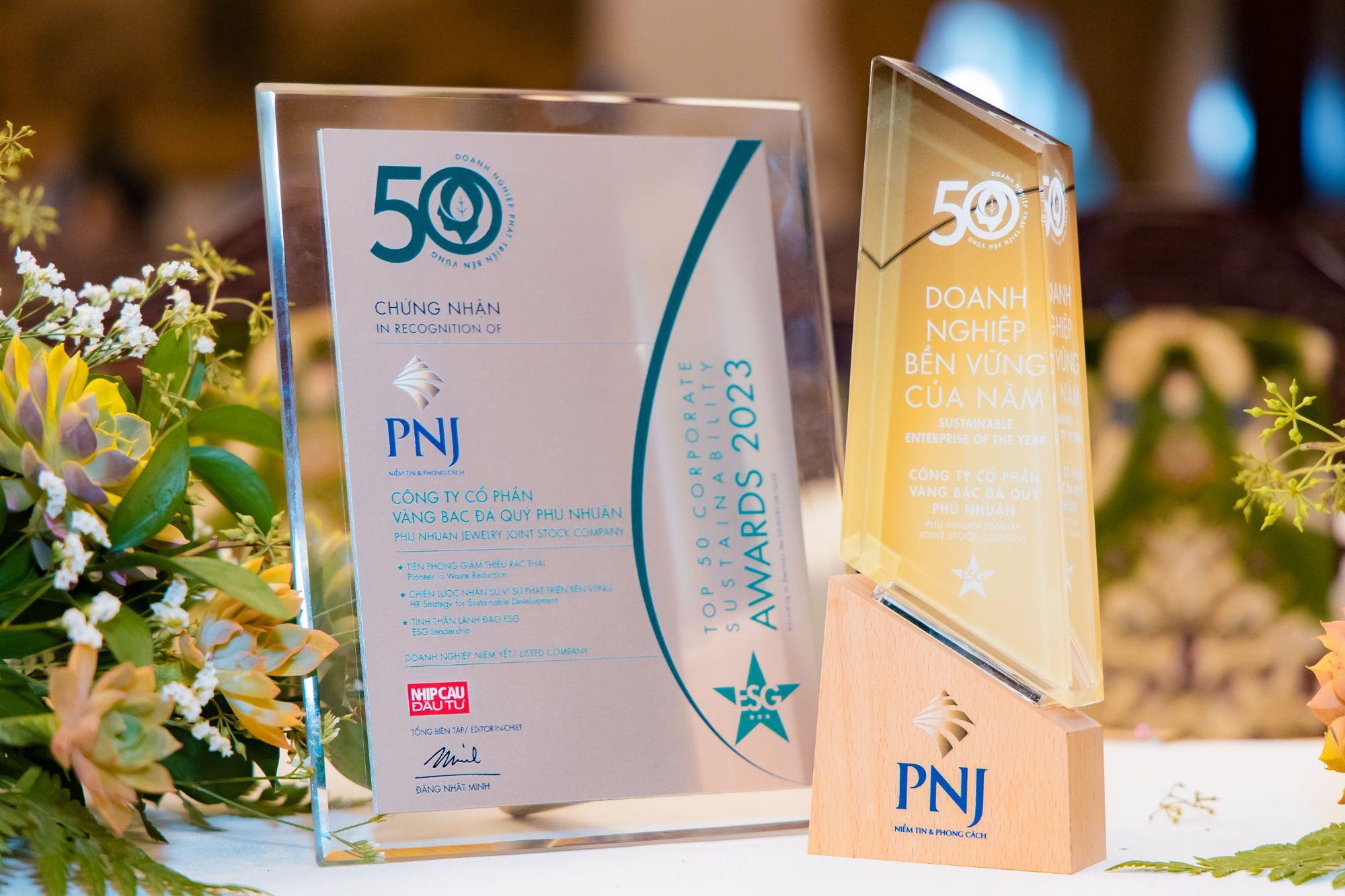 Nhờ chiến lược ESG to&agrave;n diện, PNJ được vinh danh Doanh nghiệp bền vững của năm - Ảnh 3.