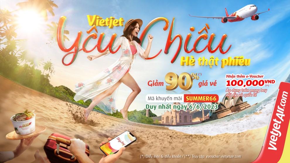Siêu ưu đãi ngày đôi 6-6, vé bay giảm đến 90%