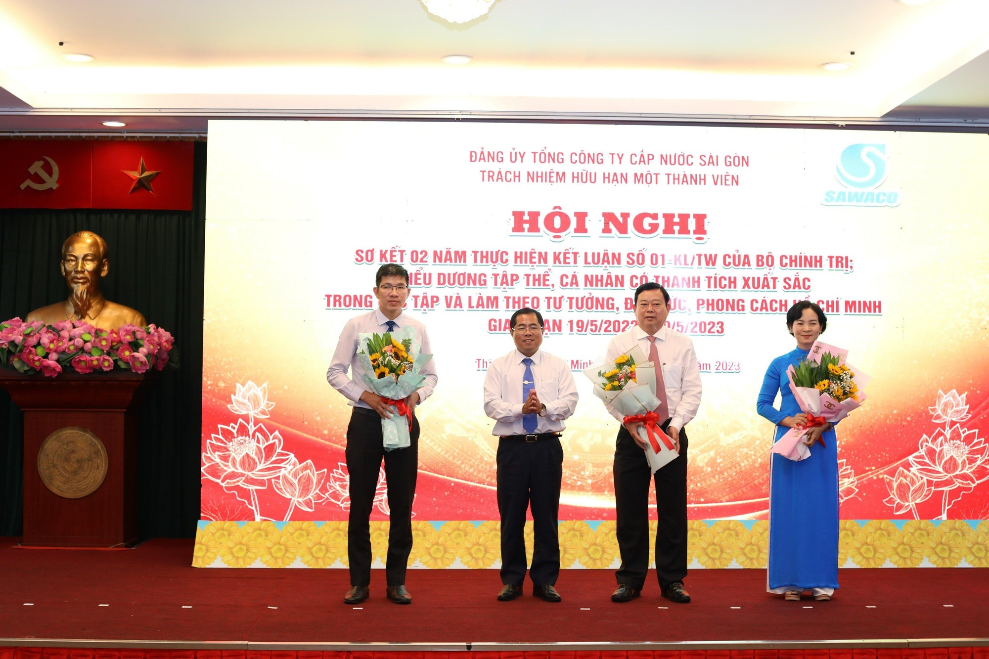 SAWACO tuyên dương nhiều cá nhân, tập thể trong tập học Bác Hồ