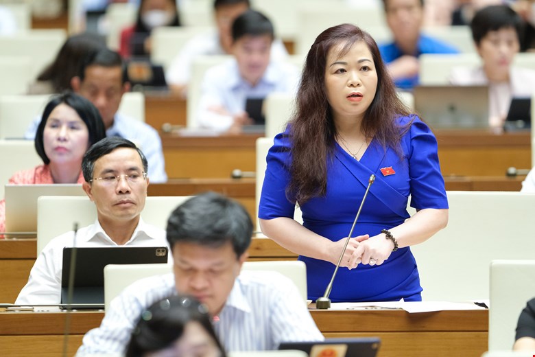 Đại biểu Vũ Thị Lưu Mai tranh luận lần 2 với Bộ trưởng Hầu A Lềnh