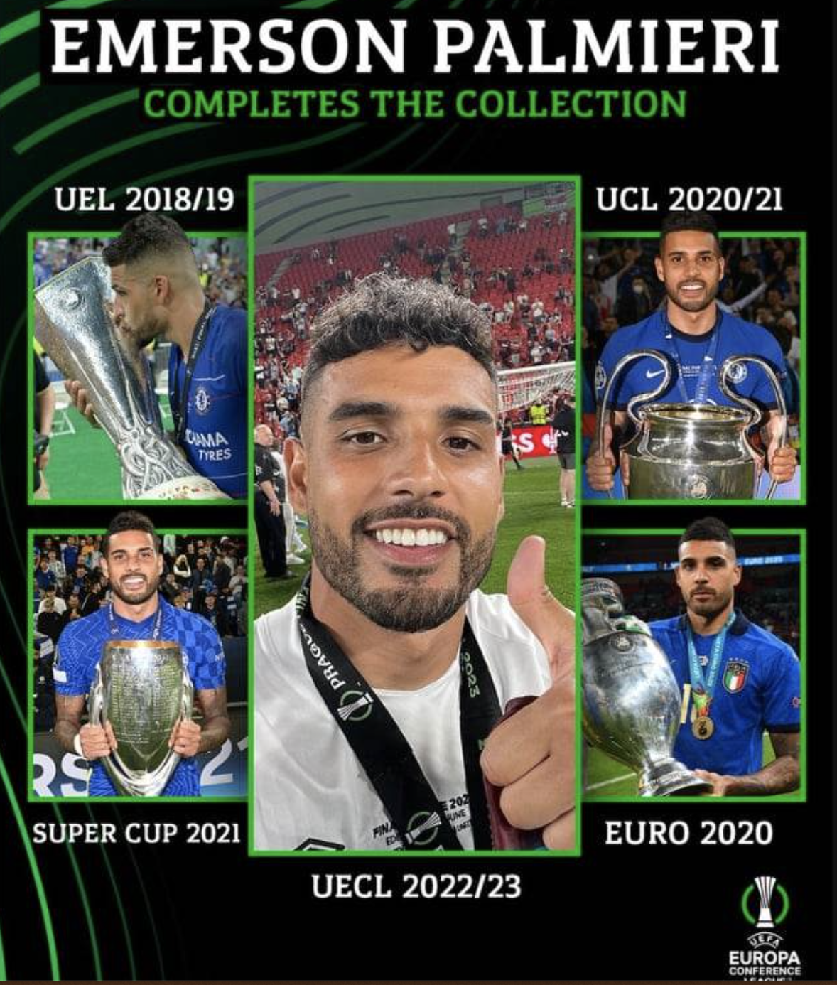 Emerson Palmieri: Người Nam Mỹ v&ocirc; địch 3 c&uacute;p ch&acirc;u &Acirc;u - Ảnh 6.