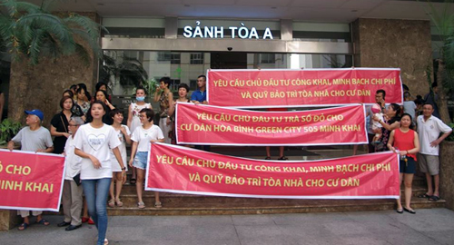 "Cuộc chiến" ở chung cư