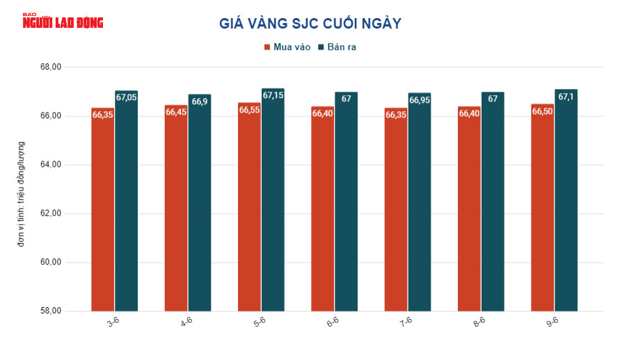 Giá vàng hôm nay 10-6: Đà tăng khựng lại - Ảnh 3.