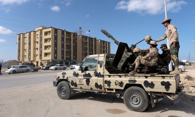 Căn cứ Wagner ở Libya bị không kích