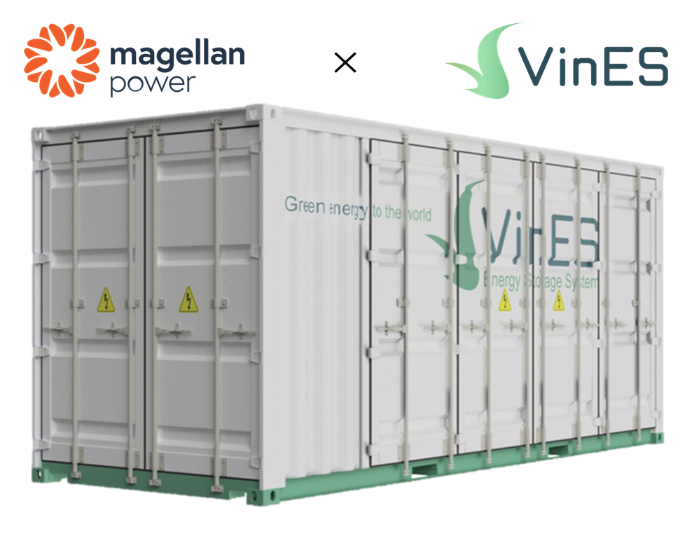 VinES và Magellan Power ký MOU đưa giải pháp pin lưu trữ năng lượng vào thị trường Úc