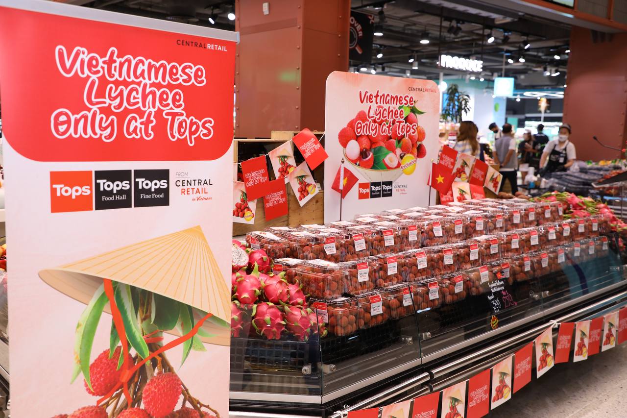 Vải thiều Lục Ngạn được xuất khẩu sang Thái Lan