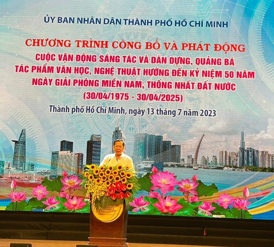 Khởi động cuộc vận động sáng tác kỷ niệm 50 năm Ngày Giải phóng miền Nam, thống nhất đất nước - Ảnh 1.