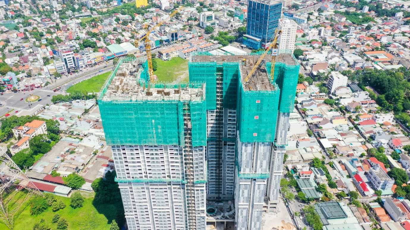 Dự án chung cư chất lượng cao tại trung tâm Thủ Dầu Một chuẩn bị cất nóc 1.300 căn hộ