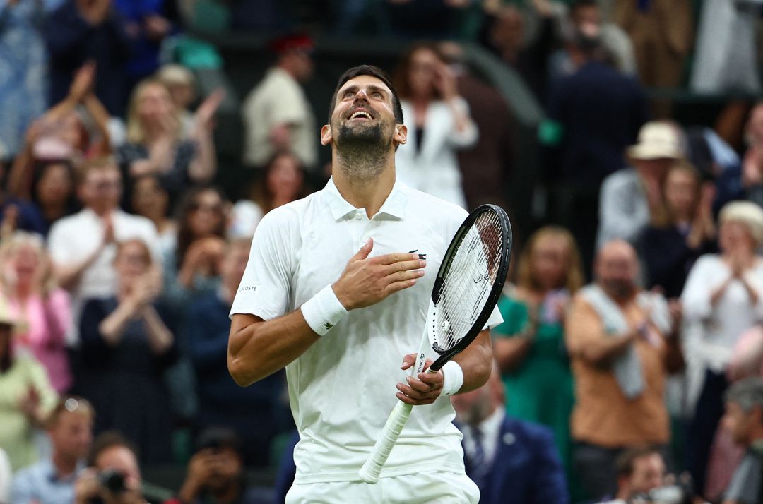 Djokovic tạo mốc mới khi đối đầu Alcaraz ở chung kết Wimbledon
