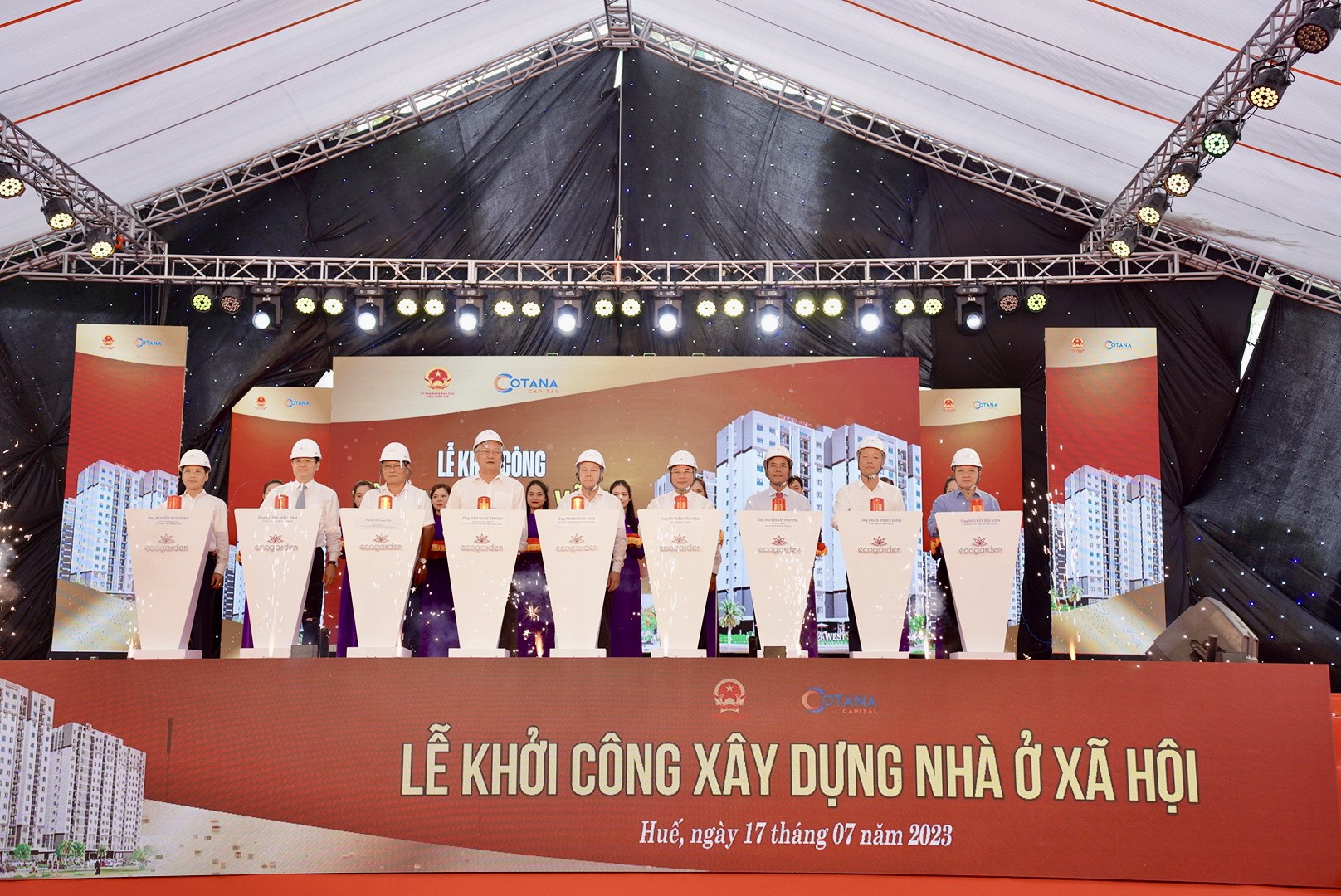 Khởi công xây dựng gần 1.000 căn hộ nhà ở xã hội tại Thừa Thiên - Huế