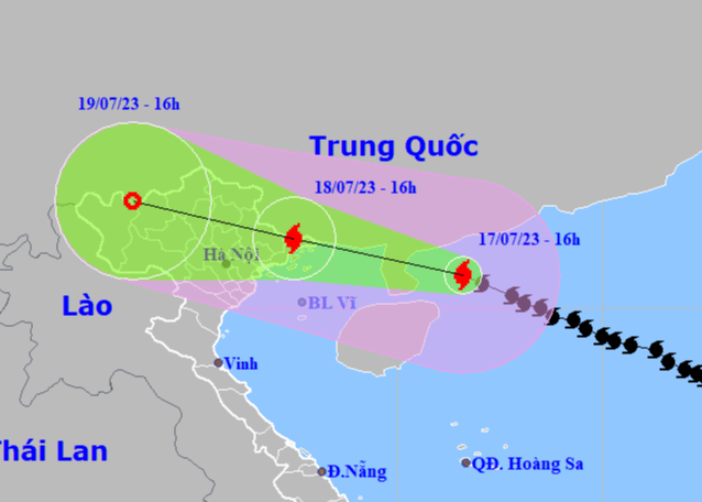 Ng&agrave;y mai b&atilde;o số 1 đổ bộ sẽ g&acirc;y mưa rất to ở Bắc Bộ - Ảnh 1.
