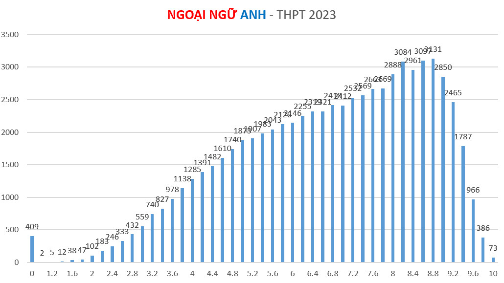 TP HCM dẫn đầu cả nước điểm thi môn tiếng Anh 7 năm liền - Ảnh 3.