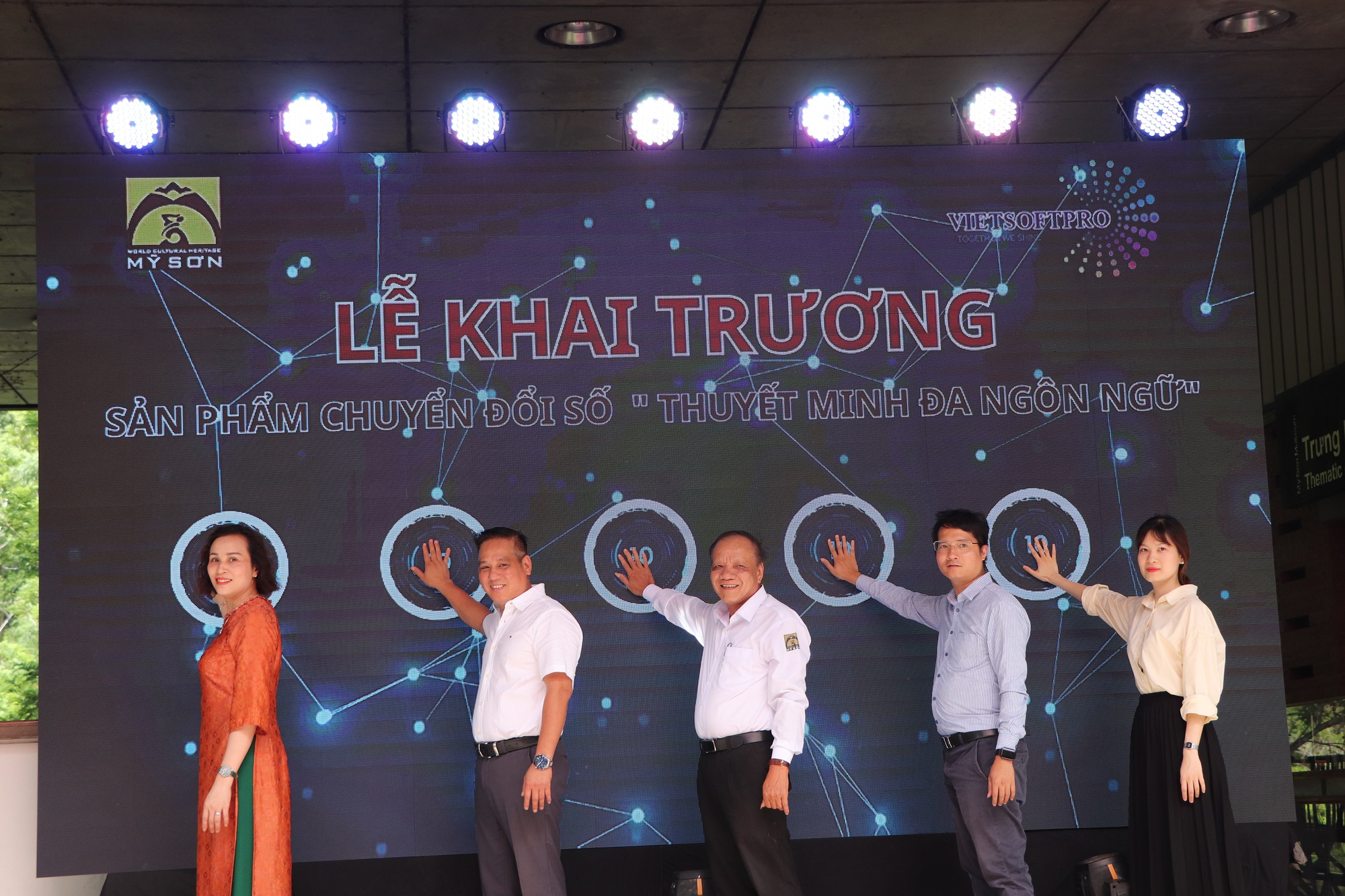 Ra mắt sản phẩm thuyết minh đa ngôn ngữ tại Mỹ Sơn